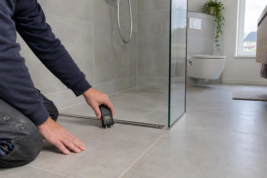 Lekdetectie Heerenveen – badkamer in een nieuwbouwwoning